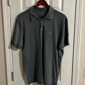 John Varvatos Polo. Size Large. Gray. Great condition.